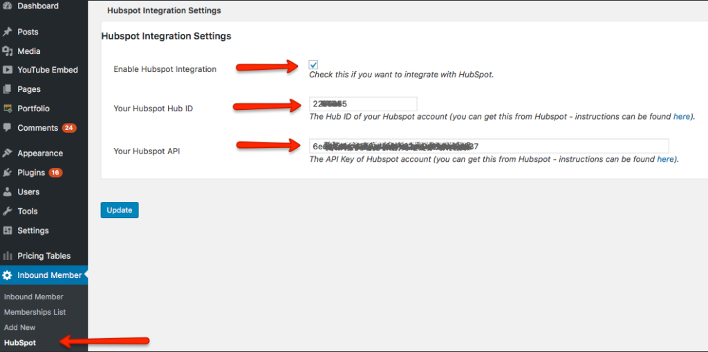 Integrate HubSpot - Inbound Member - HubSpot membership site